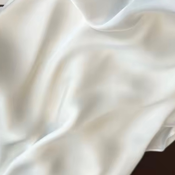 100% SILK SATIN White Large Shawl Scarf Wrap Wedding Bridal Bridesmaid Cover up - Picture 4 of 7